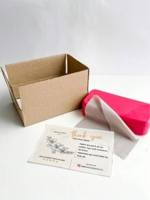 Women Fashion Glasses - Màu Đỏ Sâu - Xem 7