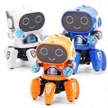 Octopus Dance Robot Toy, Action Character Walking And Dancing Electronic Toy, With LED Lights And Jumping Mechanical Dance, Interactive Educational Gift - 1PCS - View 13