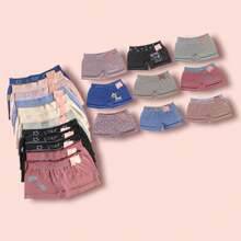 6 Piezas de Boxers dama tallas 6 a la 12 con Estampado , Unitalla , Se Envía en Colores Surtidos y al Azar MELISSA SHOP