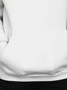 Men Hoodies - 白色 - 查看 2