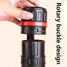 Drawing Paper Drawing Tube Art Telescopic Drawing Tube Storage Drawing Barrel Drawing Paper Tube Plastic Portable - Black - View 9