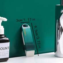 1 Miếng Đa dụng Làm sạch Cục tẩy Đối với Vật dụng trong nhà , Phòng bếp , Phòng tắm , Nội thất ô tô , Giày thể thao , Sa tanh Loại bỏ Công cụ - màu xanh lá - Xem 5