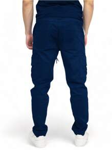 SAINT ELIAN Men Pants - 藏蓝色 - 查看 2