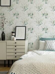 1 Miếng Tươi Lá Mẫu Giấy dán tường Đối với Nhà  Đồ trang trí - Nhiều màu - Xem 1