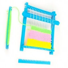 Diy Weaving Machine Stem Toy Set With Instruction For Kids' Handmade Weaving Project, For Elementary School - Multicolor - View 6