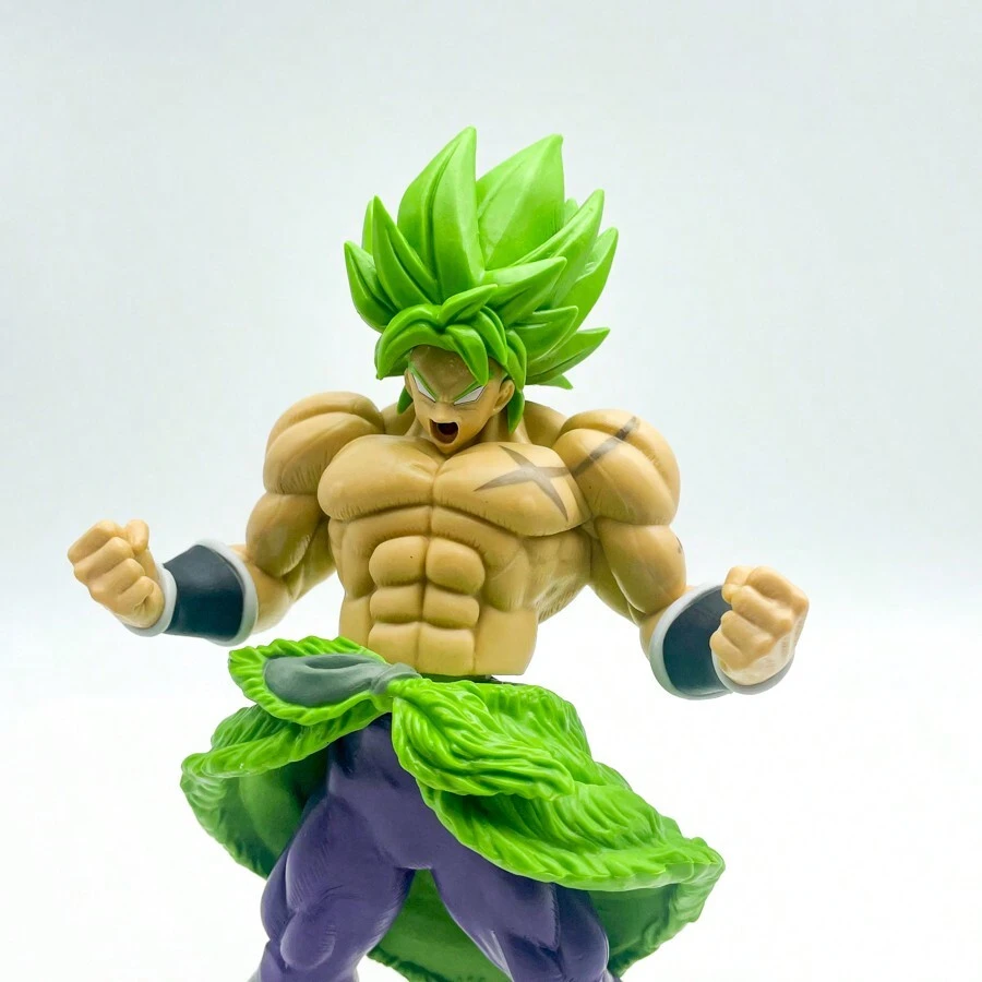 Anime Broly Collectible Action Figure In Standing Pose With Pumped Up Muscles - Seven Dragons Z - View 1