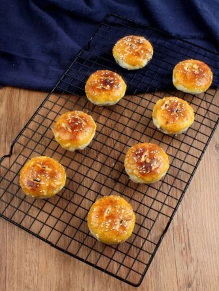 Grade Resfriar Bolos Doces Salgados Pães Grelha Antiaderente - Preto - Visão 1