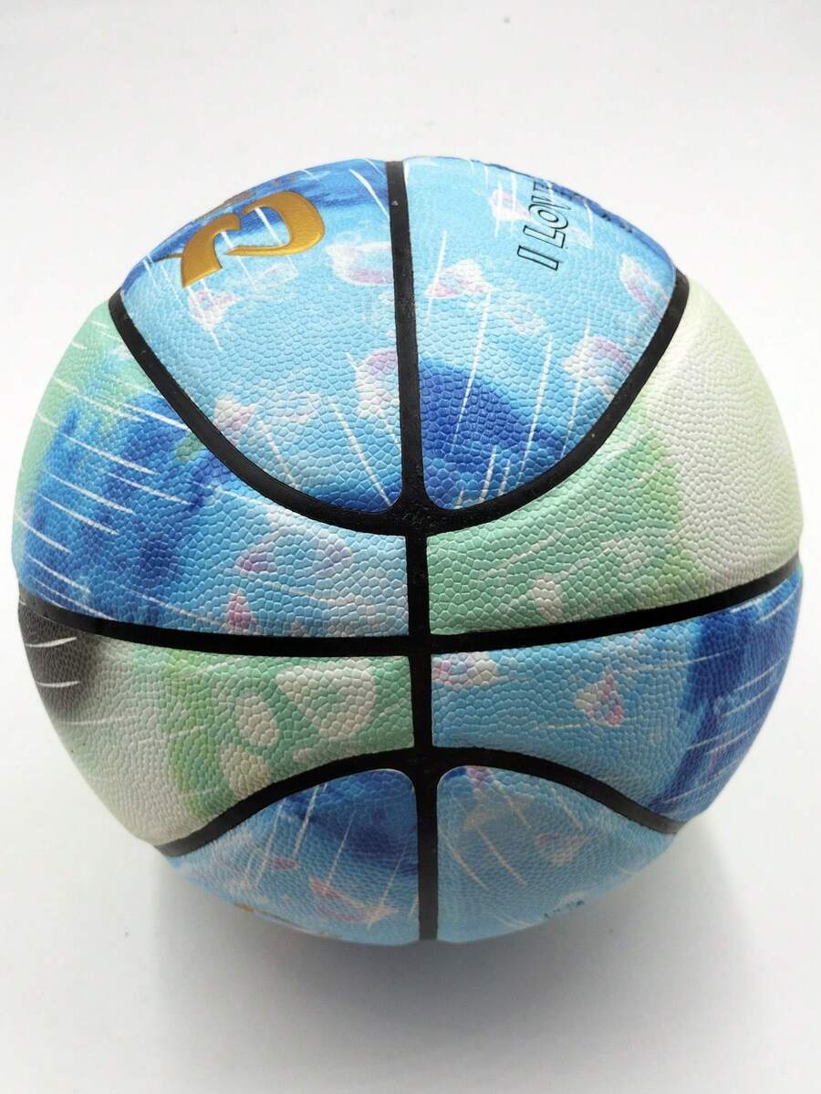 1 Miếng Bơm hơi Chuyên nghiệp Kích thước 7 Sao băng Thiết kế Bóng rổ , , Cuộc thi , Quà tặng lễ hội , Da giả Chất liệu , Ngoài trời Thể thao & Tập huấn - Màu sắc xanh dương và xanh lá cây - Xem 1