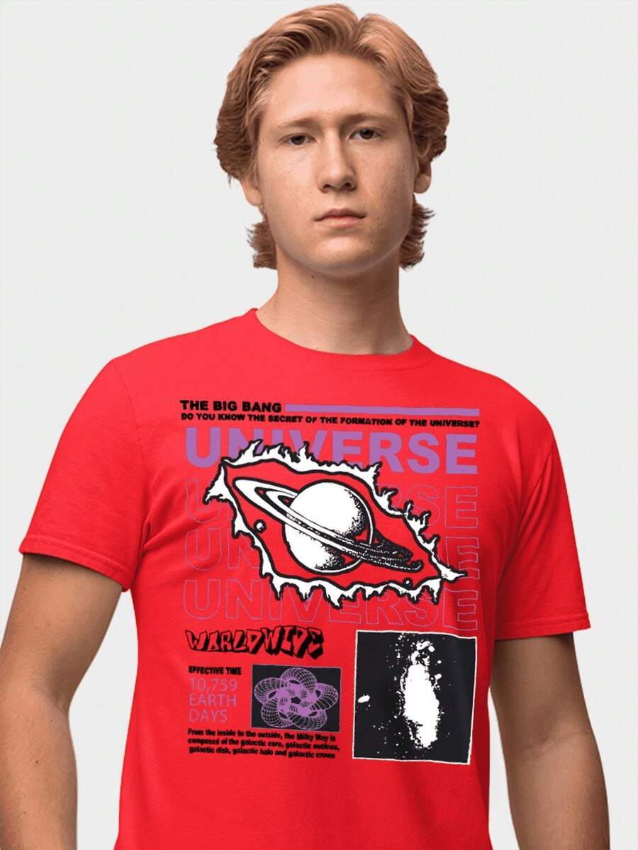 Men T-Shirts - Đỏ - Xem 1