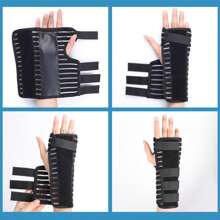 Carpal Tunnel Hand Wrist Brace Night Wrist Sleep Splints Arm Stabilizer Suitable For Men Women(M, Black) Gym Accessories