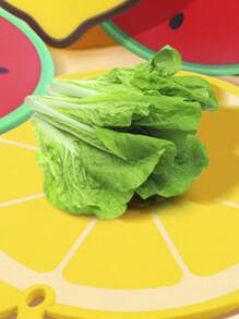 1 块水果/蔬菜形切菜板，适用于家庭厨房/野餐。可悬挂。由塑料制成，可用于切蔬菜和肉类 - 彩色 - 查看 5