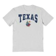 Haywood & Main Texas Graphic Ash Grey Men's Cotton Short-Sleeve T-Shirt - Light Grey - View 3