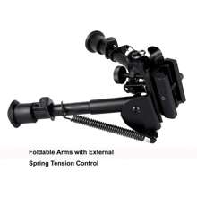 Bípode De 6 A 9 Pulgadas Con Posiciones De Altura Ajustables, Adecuado Para Rieles Picatinny De 20 Mm