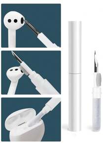 Cleaner Kit Compatible With AirPods Pro 1 2 3 4 Multi-Function Cleaning Pen With Soft Brush Flocking Sponge For Earphones Case Cleaning Tools,Cleaning Pen Compatible With AirPods Pro 1 2 3 4 Multi-Function Cleaner Kit Soft Brush - Multicolor - View 4