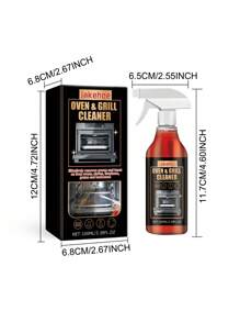 1pc Oven Rack Cleaner, 100ml Deodorizer, Degreaser For Oven And Bakeware