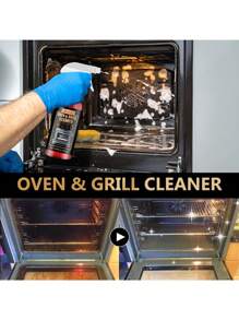 1pc Oven Rack Cleaner, 100ml Deodorizer, Degreaser For Oven And Bakeware