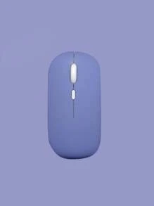 1pc ABS Material Ultra-Thin Wireless Mouse In Macaron Colors - Purple - View 6
