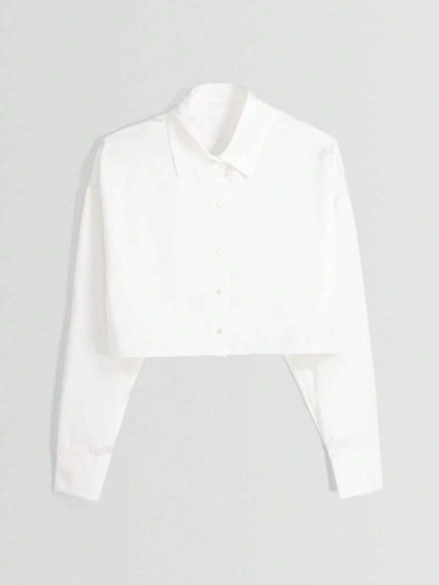 Blusa blanca top popelina - Blanco - Ver 1