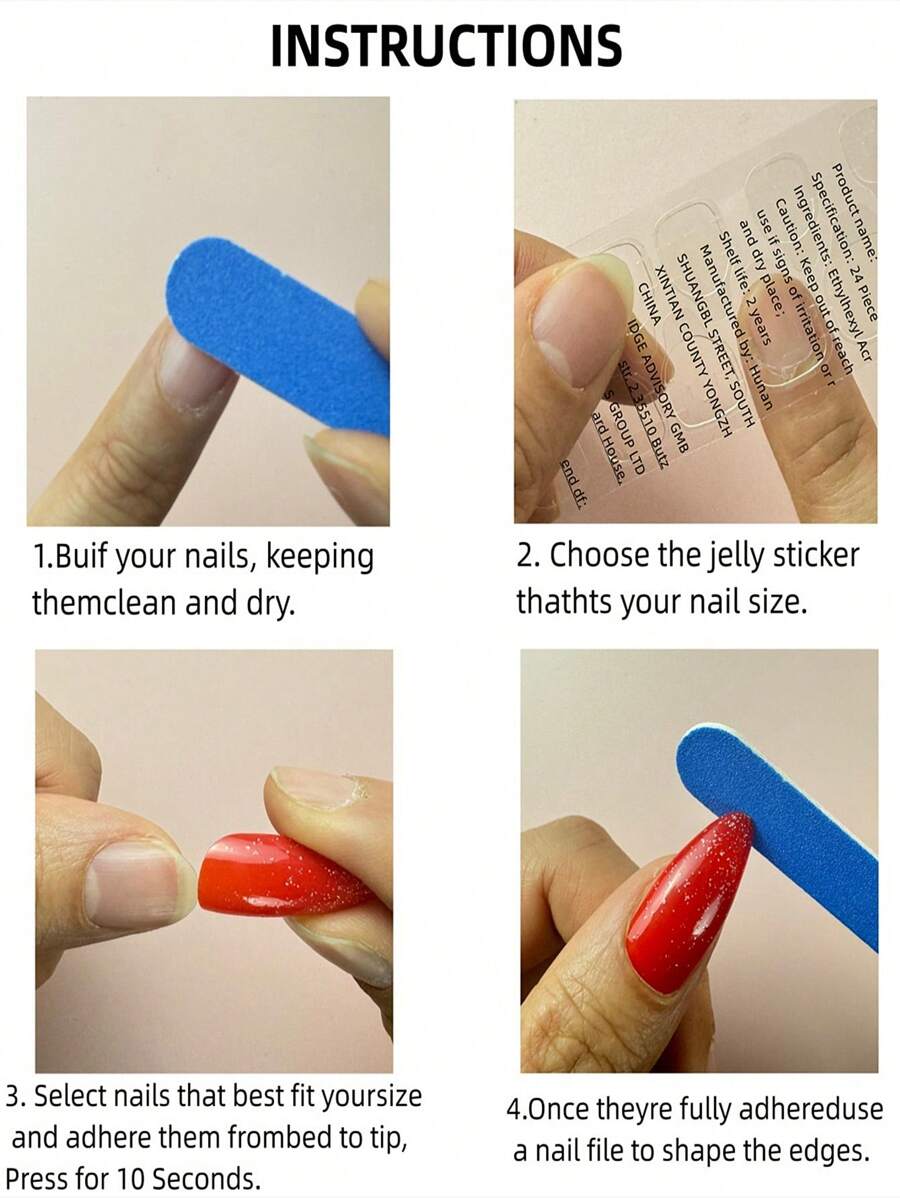 Wear Almond Shaped Cross Curved Gold Powder Decorative Nail Patches