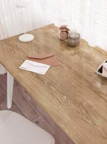 1 件装复古浅棕色橡木木纹图案 DIY 防水、防污、易清洁家居装饰自粘墙纸贴纸适用于厨房橱柜、书桌和椅子、房间背景翻新、翻新贴纸撕掉墙板、墙纸、壁纸、春季装饰物品让您的家焕然一新、拉玛装饰贴纸 - 淺咖色 - 查看 8