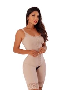 World of Belts Women Shapewear Bodysuits - Màu be - Xem 4