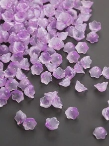 20pcs Bell Flower Base & Glass Beads DIY Craft Supplies For Vintage Bracelets, Hairpins & Earrings, Ancient Style Jewelry Making Accessories - Bell Flower - View 4