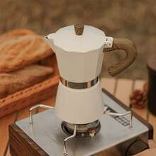 1 件加厚欧式八角咖啡壶，畅销手动滴滤咖啡摩卡壶，冷萃咖啡机 - 黑色 - 查看 6