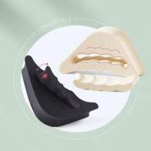 Heel Grip Shoe Pad Toe Cushion Insole Shoe Insert Half Shoe Size Adjuster Foot Protection - Beige - View 5
