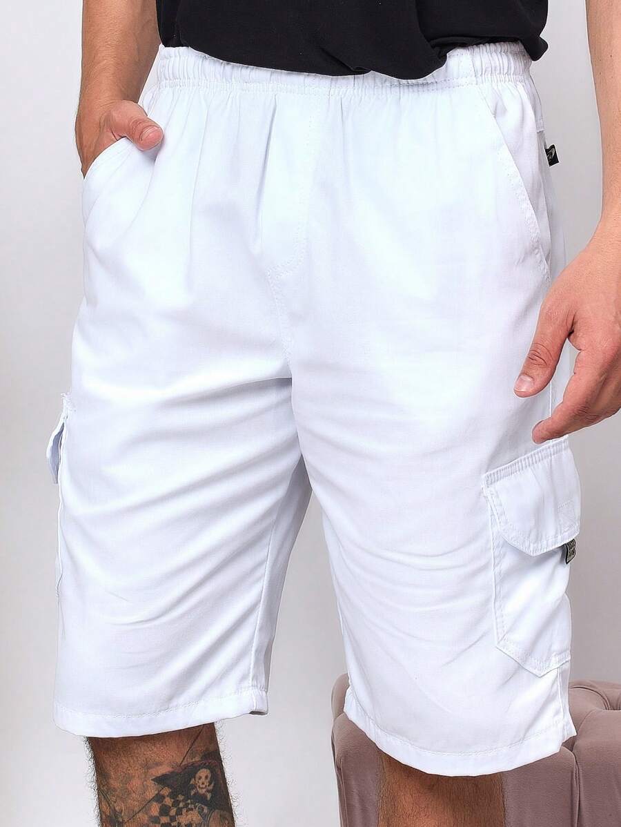 Men Shorts - 白色 - 查看 1