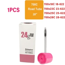 RideNow Ultralight Bike Inner Tube 700c Road Bicycle TPU Inner Tube 45mm 65mm 85mm French Valve Bike Inner Tubes - Pink - View 6
