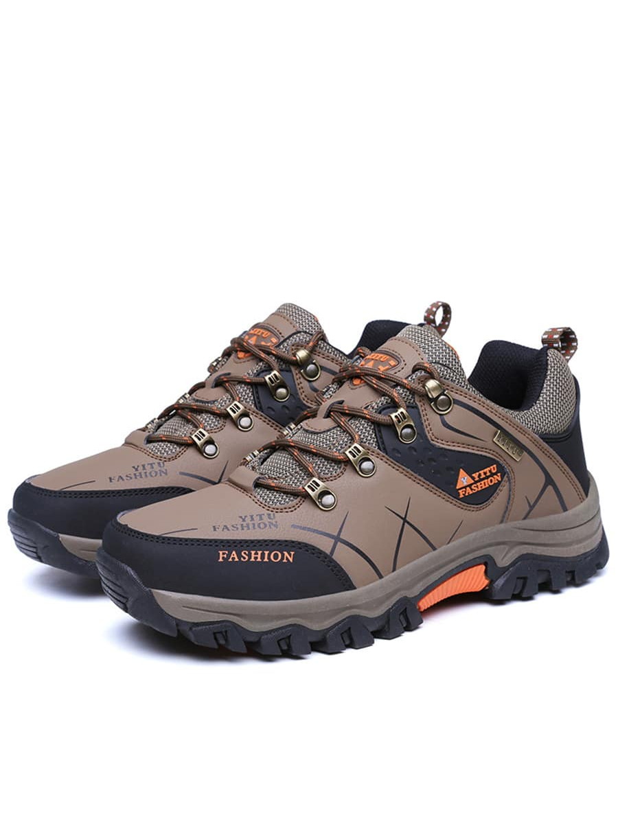 حذاء تسلق جبال للرجال مُصمم للرحلات الخارجية والتس...