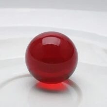 1pc 30mm Seamless Colored Glass Ball Decor, Countertop Ornament