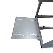 GTR Simulator GTA-F Model Racing Simulator Cockpit Silver Frame Adjustable Speciale Blue/White Racing Seat, Racing Rig Control Mounts For Racing Game / Sim Racing Setup Fits Moza R3 R5 R9 R12 R16 R21 Fanatec ClubSport Podium CSL, Sim-Lab Playseat Simagic FX Pro GT4 GTS GTC GT Pro GT1, Simucube G27 G29 G920 G923, T300RS T818 T248 T128, Forza Horizon, Assetto Corsa, IRacing. Wheel Shifter Pedals NOT Included - Silver - View 4