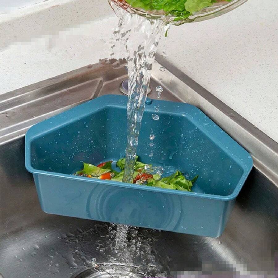 2pcs Swan Shaped Sink Strainer & Triangular Sink Filter & Kitchen Sink