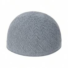 European And American Style New Men's Knitted Gourd Hat Prayer Cap, Breathable Simple Hat