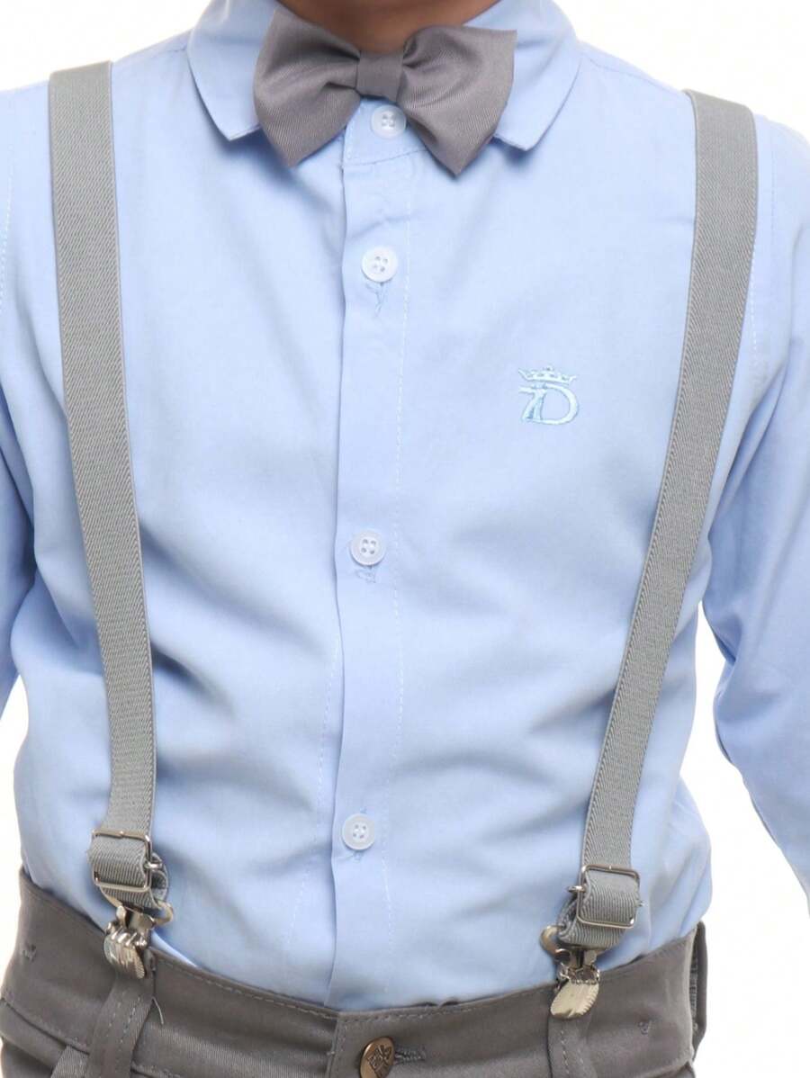 Kids Belts & Suspenders - Gris Oscuro - Ver 1