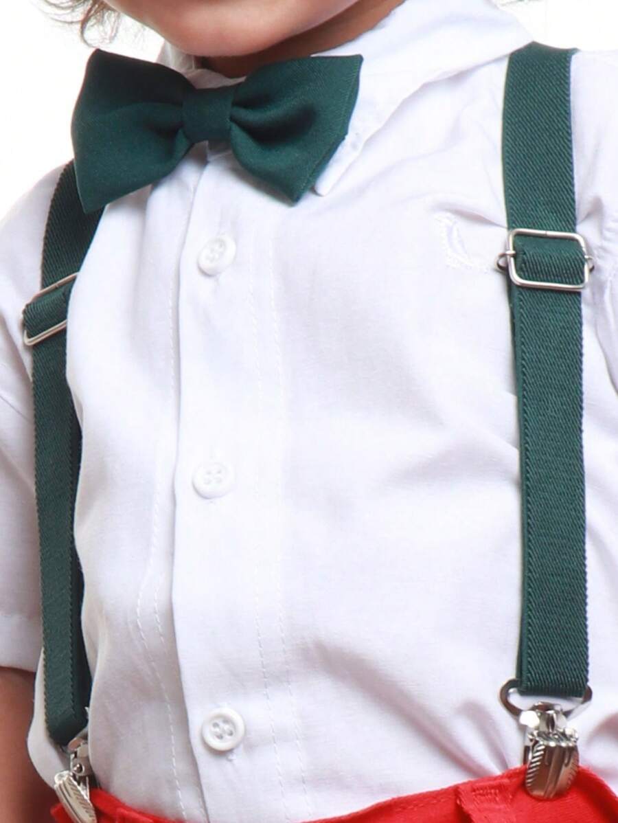 Kids Belts & Suspenders - Dark Green - View 1