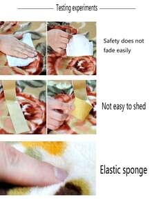 1 Miếng Flannel Cửa Thảm Với Bảng chữ cái tiếng Anh , Chống trượt , Phong cách phương Tây - Nhiều màu - Xem 5