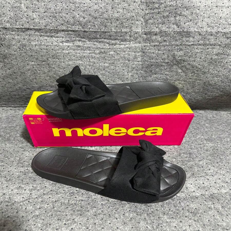 Women Flat Sandals - 黑色 - 查看 1