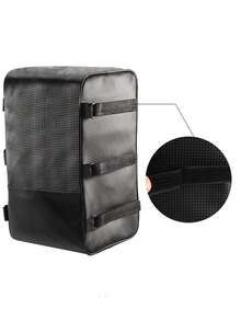 Bicycle Rear Seat Storage Bag For Delivery Drivers - Black - View 4