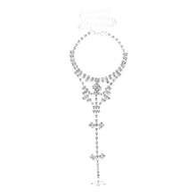 Phong cách Bohemian Hàng mới đến Pha lê Tua Sau đó Chuỗi Chân Đồ trang sức , Châu Âu và Châu Mỹ Phổ biến nhất Của phụ nữ bờ biển Cô dâu vòng chân - Bạc - Xem 3