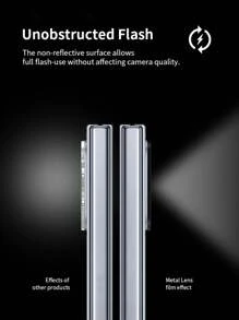 Full Coverage Camera Lens Protector Film Compatible With Samsung Eagle Eye Camera Gift For Birthday, Family, Friends Lens Protector, Phone Accessories - Gold - View 7