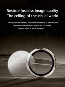 Full Coverage Camera Lens Protector Film Compatible With Samsung Eagle Eye Camera Gift For Birthday, Family, Friends Lens Protector, Phone Accessories - Gold - View 8