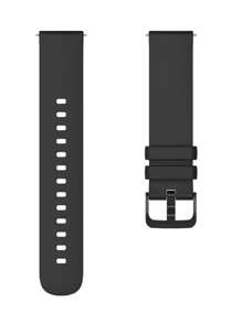 1 条 18 毫米、20 毫米、22 毫米柔软硅胶表带，兼容三星 Galaxy Watch Active 2/Watch 3 45 毫米/42 毫米、Gear S3、Galaxy Watch 4/5/6、Garmin，中性设计 - 黑色 - 查看 3