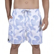 Men Beach Shorts - màu đen - Xem 1