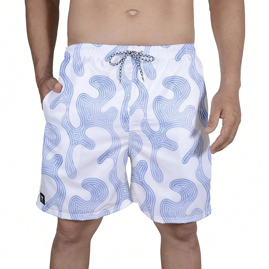 Men Beach Shorts - màu đen - Xem 1