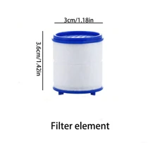 1/3/5入組防銹水龍頭過濾器,帶旋轉接頭,適用於廚房和浴室,防濺水設計,適用於蔬菜清洗和飲用水淨化