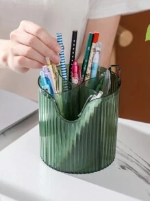 1 Miếng Đa chức năng Trong suốt Ngăn đựng bút Với Dung lượng lớn Và Nhiều Ngăn Đối với Bàn chải trang điểm , Son môi Và Móng tay Công cụ Lưu trữ - Nhiều màu - Xem 11