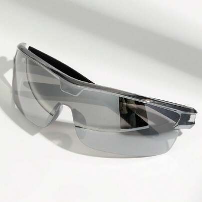 POLASUP 1 件经典渐变色运动护目镜，全覆盖防风眼镜，适合骑行和体育活动