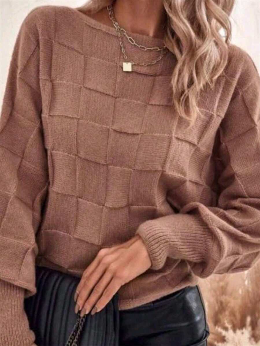 Women Sweaters - Màu Khaki - Xem 1